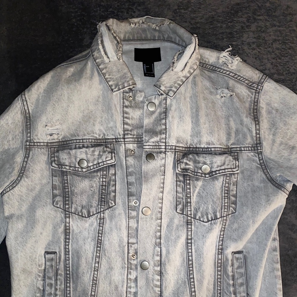 Distressed Denim jacket